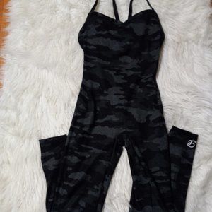 Bombshell Sportswear Camo Bodysuit Small NWOT